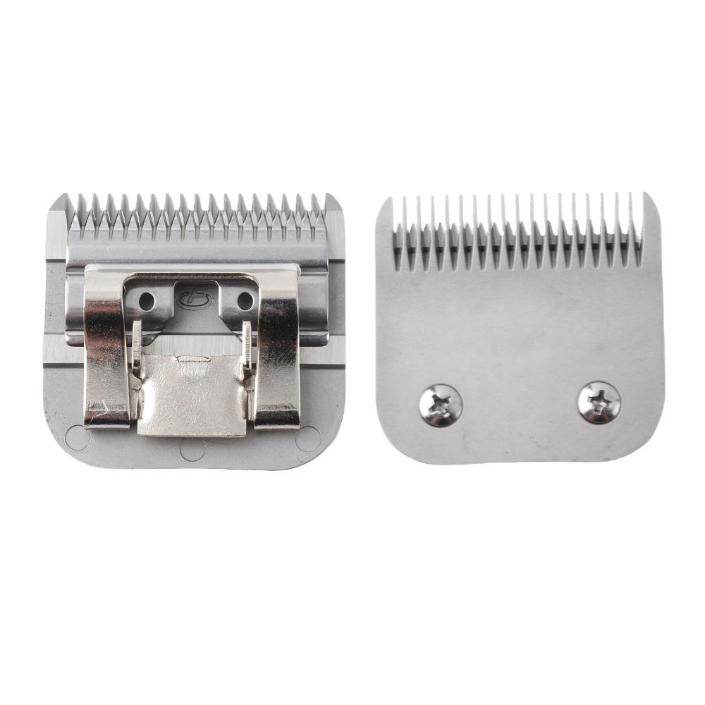 Silver Finish Dog Clipper Replacement Blade Stainless Steel Clipper Blade Pet Hair Cutting