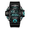 Fashion Men's Watch Sports Electronic Wristwatch Large Dial Multifunctional Waterproof Luminous Alarm Kids Male's Military Watch