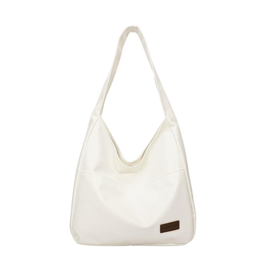 PU Leather Minimalist Tote Bag Large Capacity Ladies Handbags Casual Single Shoulder Bag  Gift