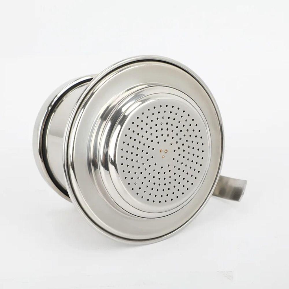 Steel Filter Vietnamese Coffee Pot With Handle Coffee Drip Filter  Pour Over Coffee