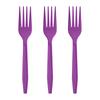 Disposable Plastic Gold Colored Birthday Party Fork