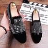 Movechain Herren Wildleder Slipper Herren Casual Stickerei Mokassins Oxfords Schuhe Mann Party Driving Flats EUR Größen 38-45