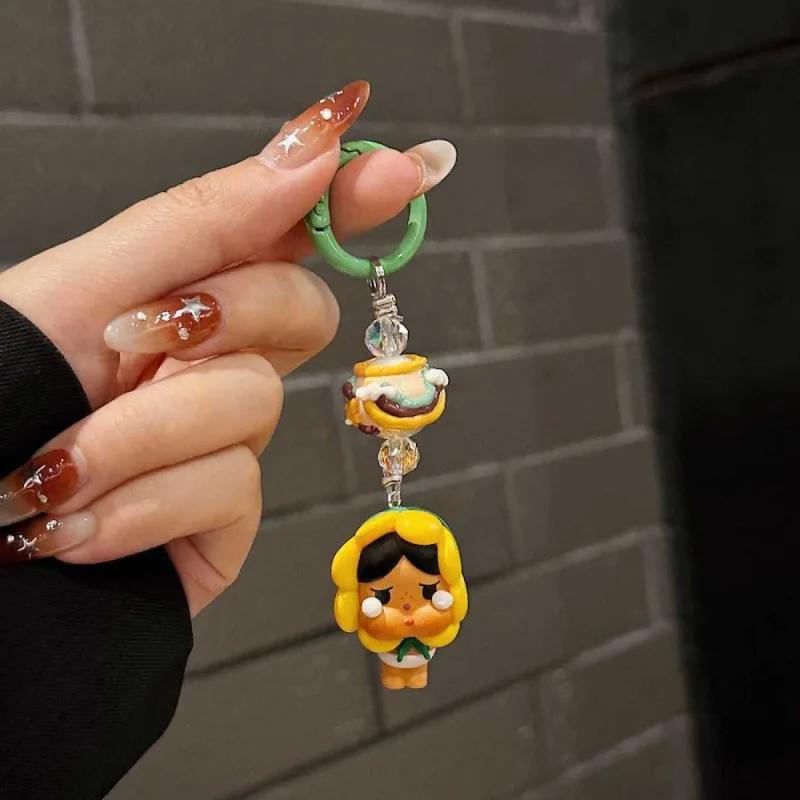 Klíčenka Labubu kawaii anime kreslená klíčenka kawaii dekorace na batoh doplňky na klíče od auta dětský dárek k narozeninám nový model