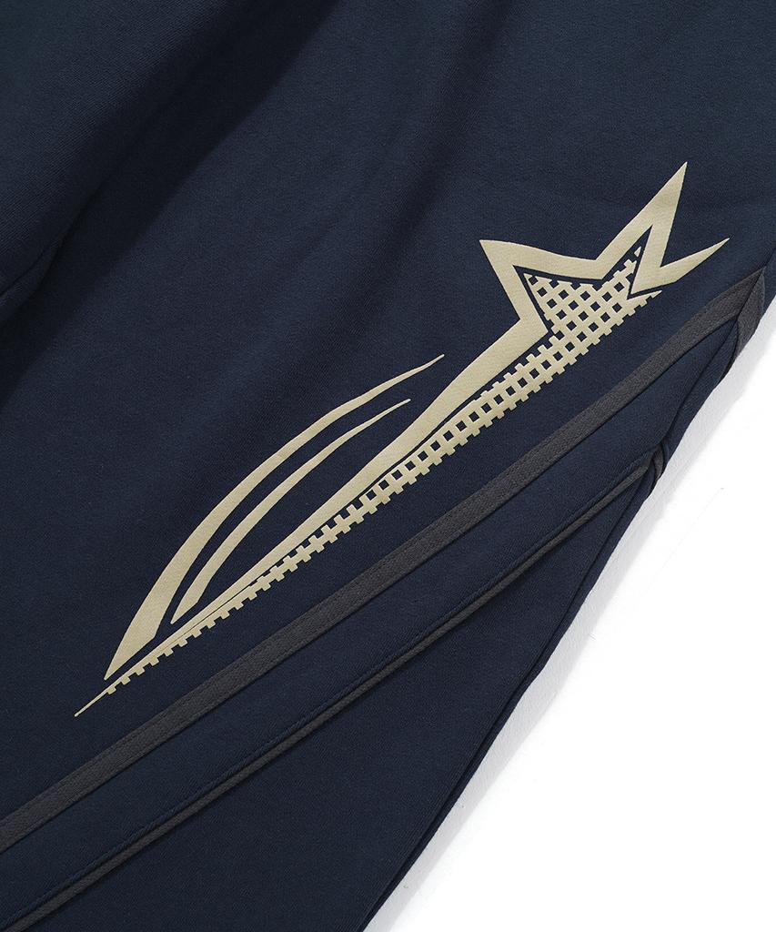 GAKKAI UNIONS Rising Sweat String Line Pants Navy
