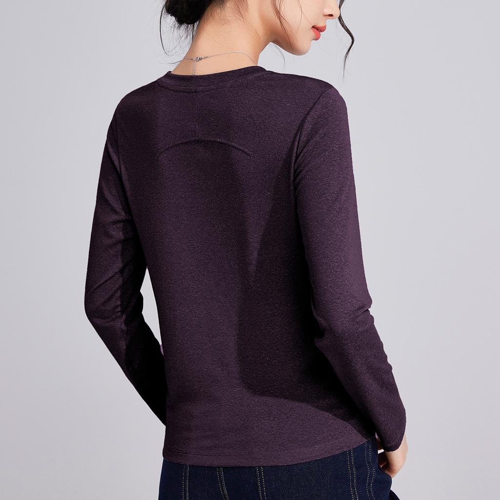 Tencel Linen Mask Air Feeling Long Sleeve Women's New Simple Casual and Thin Skin-friendly Top
