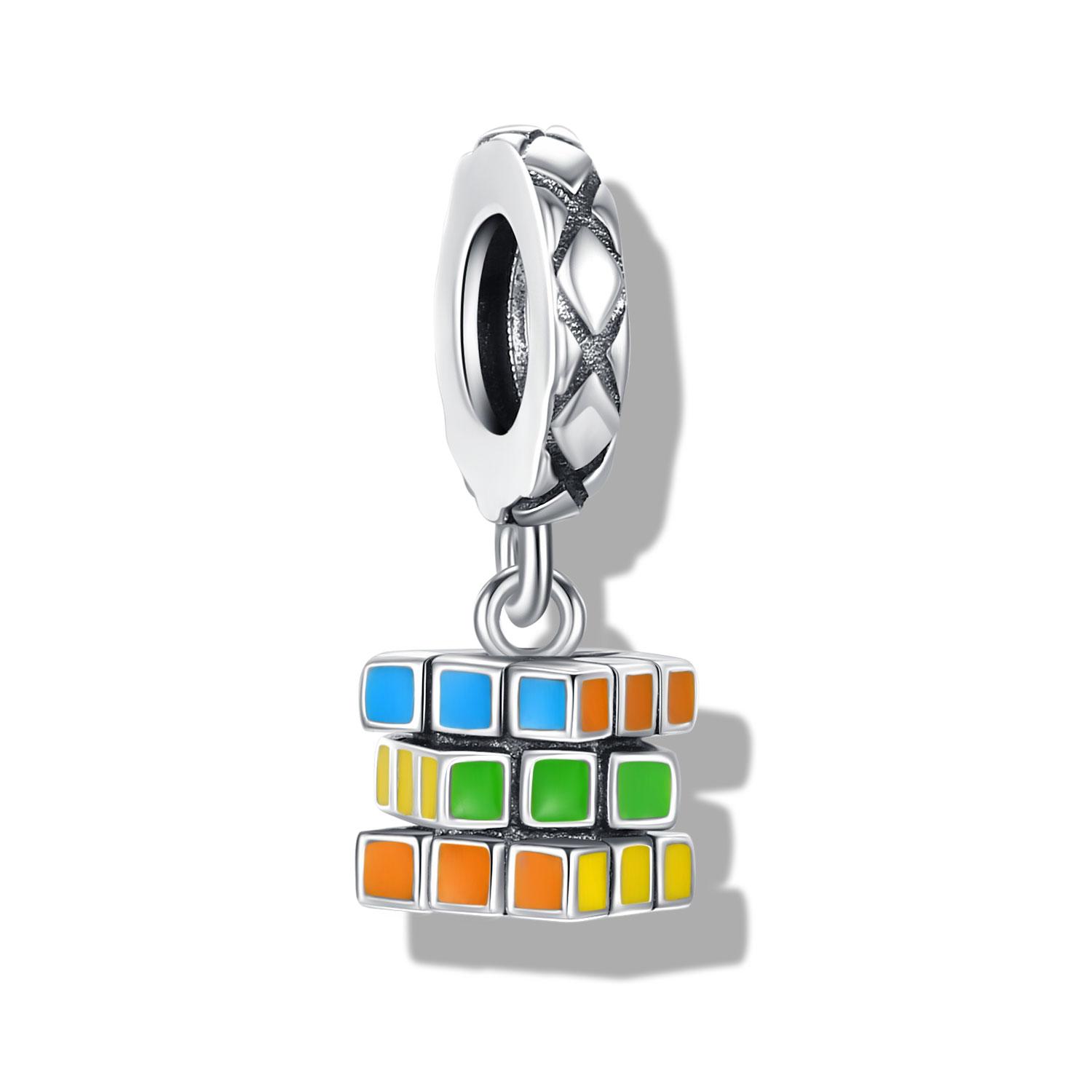 

925 Silver Robot Dangle Pendant Firefly Charm Eye Bead Fit Bracelet Diy For Women Love Fashion Jewelry Gift