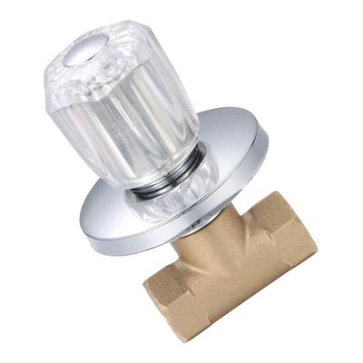 1/2" 3/4" Shower Stop Valve Brass Open Quickly Pipeline Link Concealed Switch Quarter Turned /Full Turned