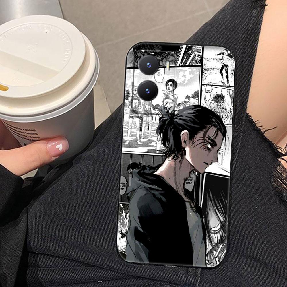 

A-Attack On T-Titan Eren Phone Case For VIVO V60 V50 V40 LITE S1 V17 V20 SE V21 V23 V23E V25 V25E V27 V27E V29 V29E V30 Case VIVOV60LITE5G