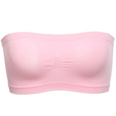 Móda Dámske oblečenie Ženy Čistá farba Vetranie Bezšvové bezšvové Push Up Tube Top Bra Spodná bielizeň