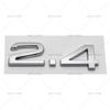 3D ABS Letters 2.4 3.6 4.2 Car Rear Trunk Tailgate Side Fender Badge Emblem Sticker Decals For Audi A4 A5 A6 A7 A8 Q3 Q5 Q7