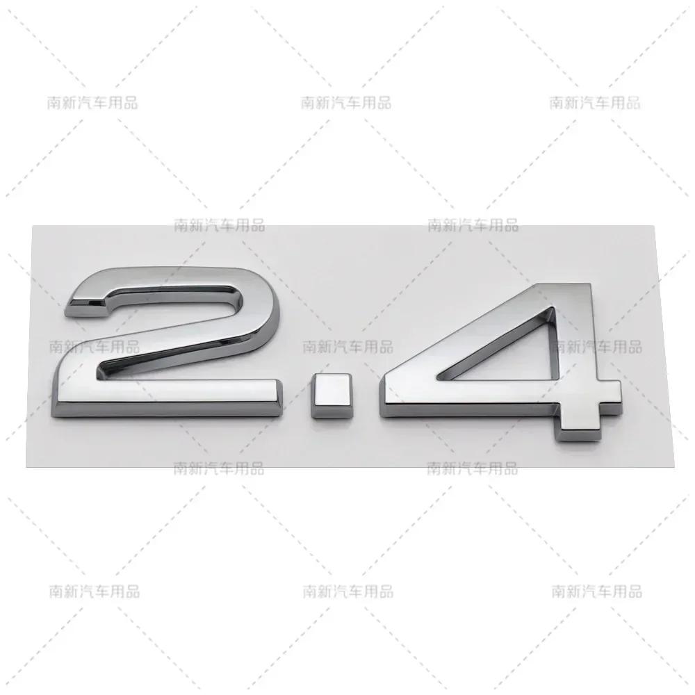 3D ABS Letters 2.4 3.6 4.2 Car Rear Trunk Tailgate Side Fender Badge Emblem Sticker Decals For Audi A4 A5 A6 A7 A8 Q3 Q5 Q7