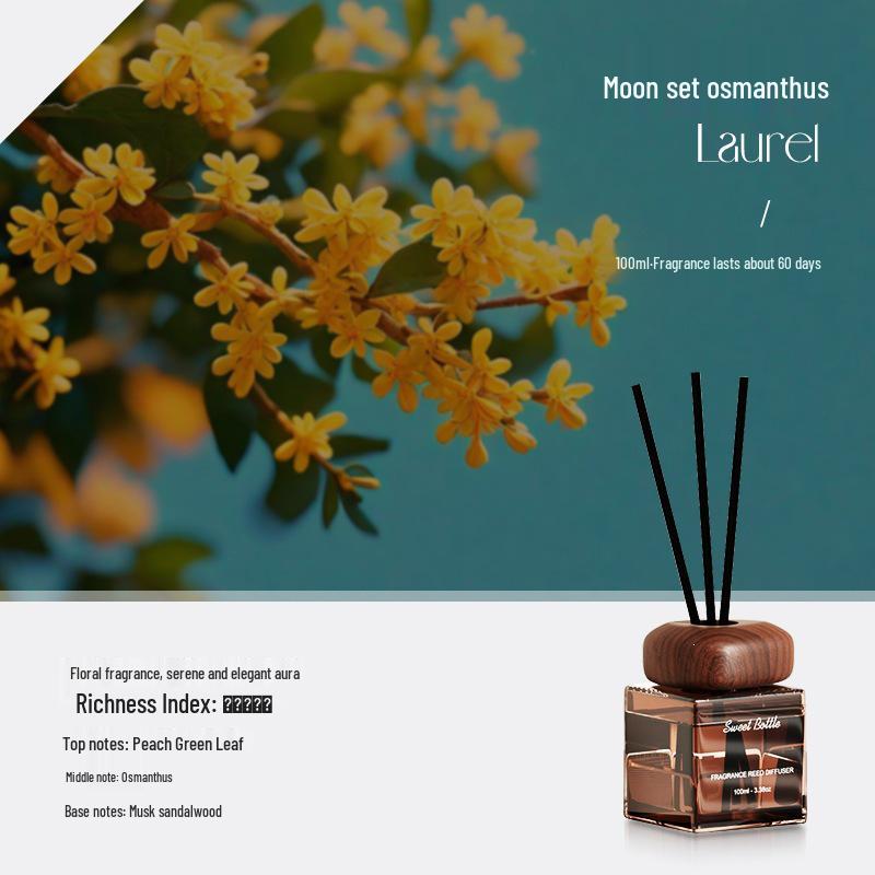 Luxury Long-lasting Rattan Diffuser: Alcohol-free, Fire-free Aromatherapy for Home & Hotel