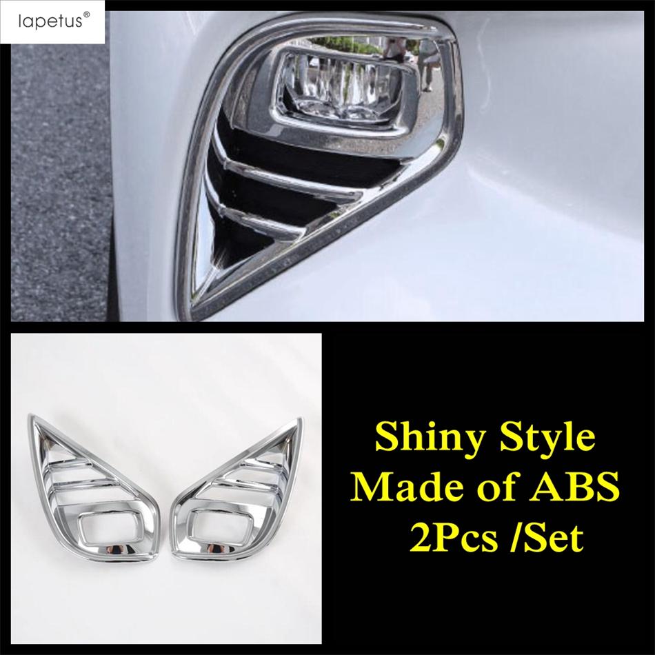 Front Rear Fog Light Lamp Frame Decoration Cover Trim For Toyota Highlander / Kluger - 2025 ABS Chrome Accessories Exterior