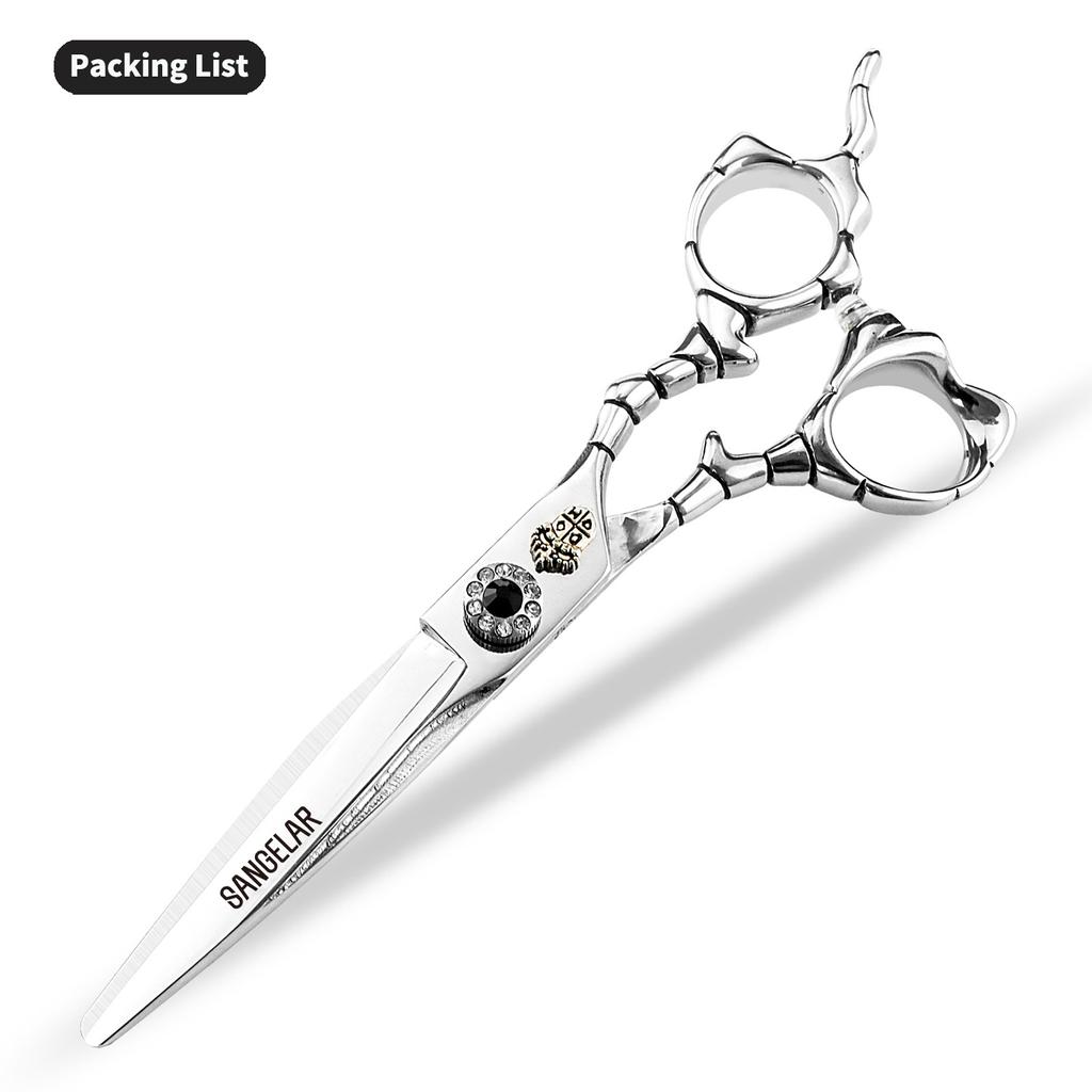 Sangelar 6 inch Professional Razor Edge Series Hair Cutting Scissor, Barber Hair Cutting & Thinning Shears for Men/Women/Kids/Salon & Home