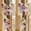 Flowers Unicorn Headwear Plush Curtain Straps For Bedroom Window Toys Decor