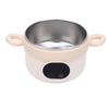 Electric Lunch Box 304 Stainless Steel Insulated Cordless Food Warmer Bowl 470ML Large Capacity No Water Needed Cream