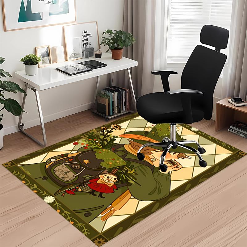 Shrek Bedruckter Teppich für Bürostuhl Wohnzimmer Schlafzimmer Küchenraum Dekoration Geschenke