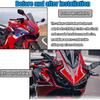 For CBR500R 600R 600RR 2025 2024 Motorcycle Invisible Winglet Mirror Kit Adjustable Rearview Mirror Wind Wing Reflector Spoiler Rearview Mirror