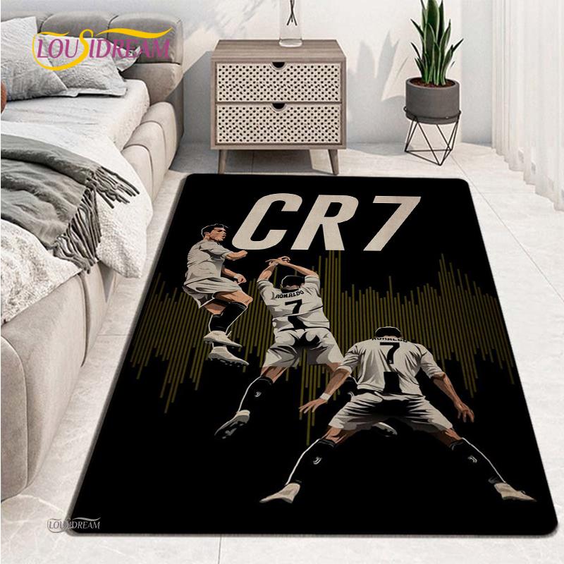 Kober s fotbalovým vzorem Kuchyňská rohožka Rohožka ke dveřím Dekorace podlahy v ložnici Koberec do obývacího pokoje Koupelna Dětský protiskluzový koberec Alfombra