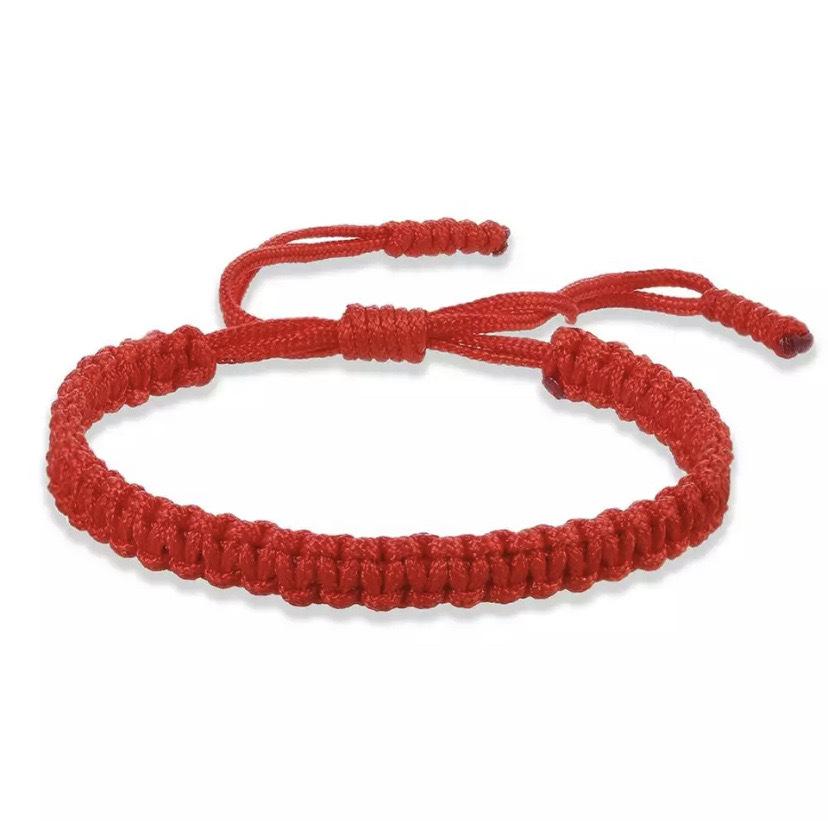 

Handmade Braid String Bracelets For Women Red Black Woven Rope Adjustable Knots Bracelet Men Wrist Strap Friendship Jewelry