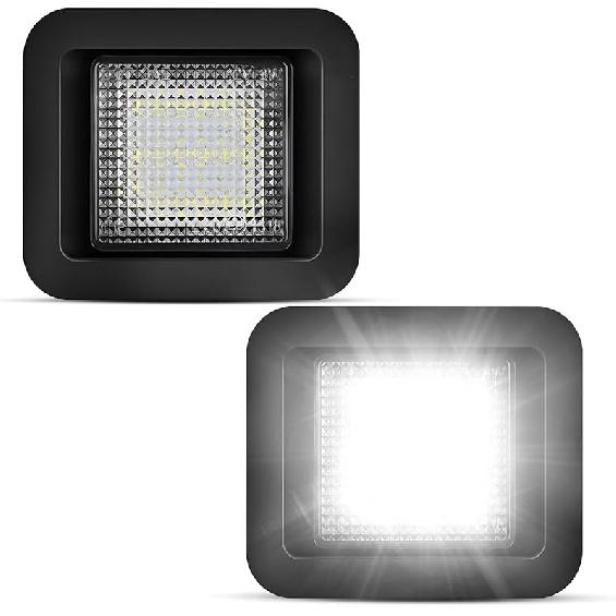 LESAUCE LED License Plate Lights Tag Lights for Ford F150 F250 F350 Super Duty Ranger Pickup Explorer Bronco Excursion Expedition Rear Bumper Bright