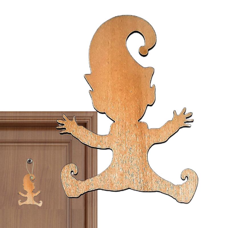 Gnome Stencil Footprints Christmas Decorations Wooden Footprint Stencils For Floors Christmas Floor Template Window Decorations