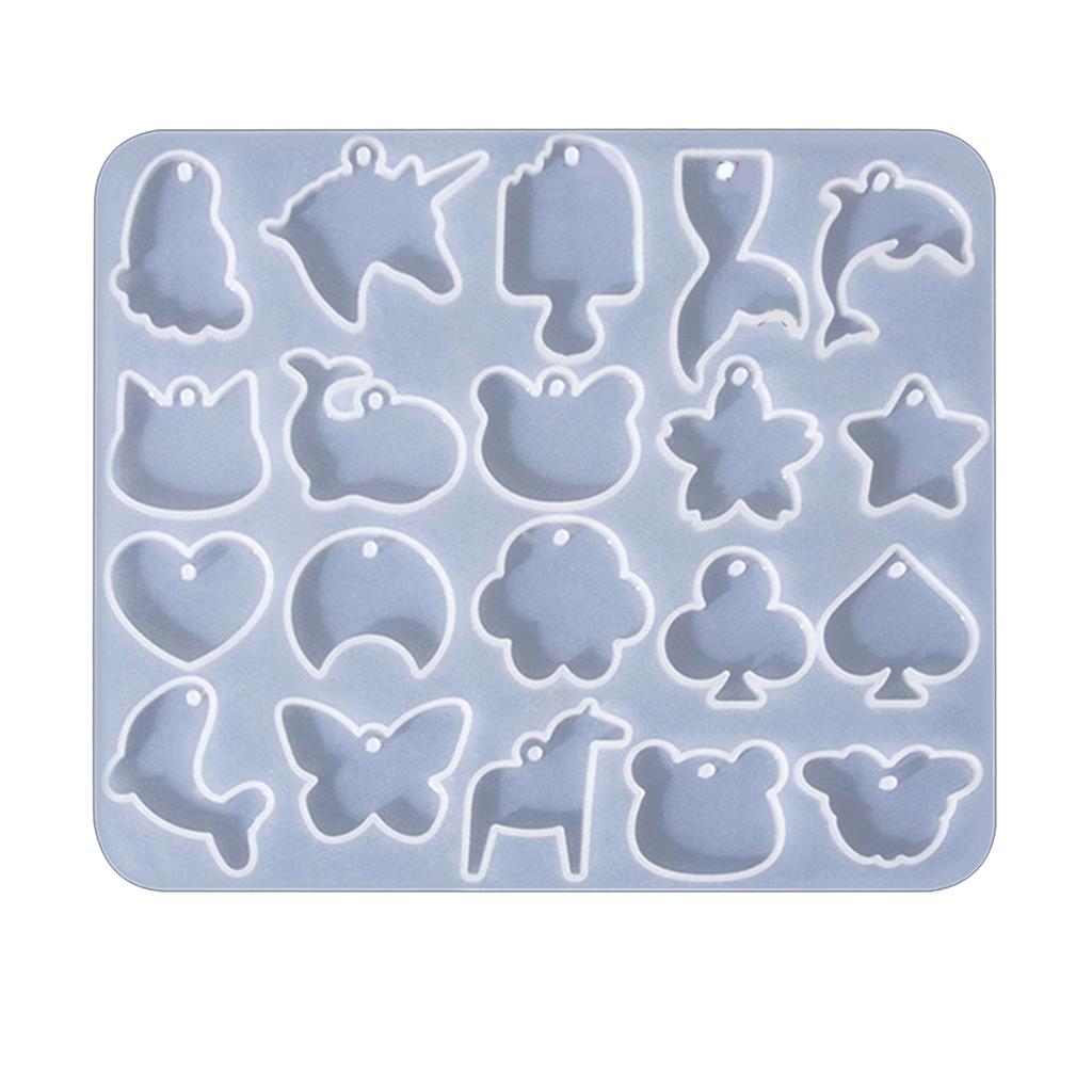 Stampo Creativo per Orecchini Fatti a Mano Pendenti per Orecchie Stampo in Silicone Stampo per Creazione di Gioielli Stampi Pratici per Ornamenti per Orecchie