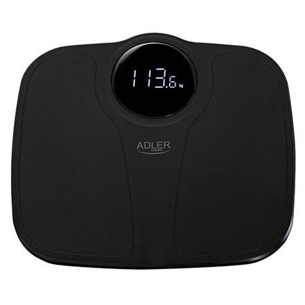 Adler | Bathroom Scale | Ad 8172B | Maximum Weight (Capacity) 180 Kg | Accuracy 100 G | Body Mass Index (Bmi) Measuring | Black