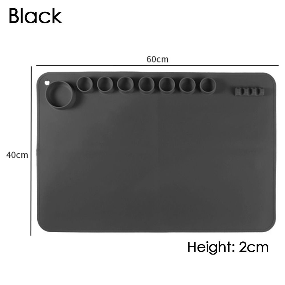 Silicone Painting Mat Pigment Palette Non-Stick Art Craft Mat For Painting Ink Blending Watercoloring Stamping