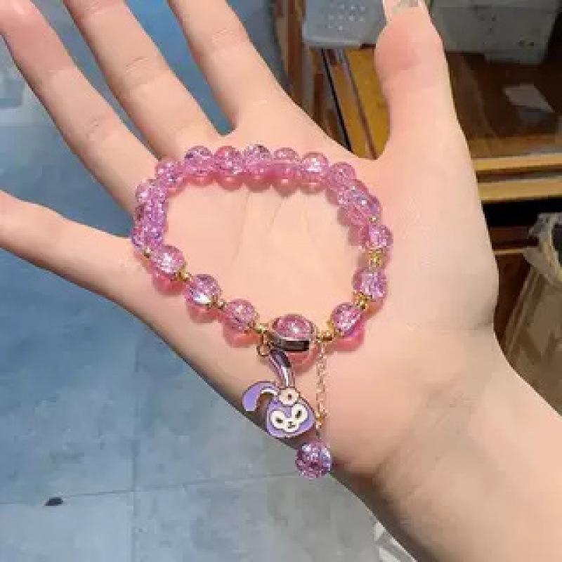 Colorful Crystal Beaded Fishtail Bracelet: Sweet, Fairy-Inspired Gift for Best Friend or Girlfriend - Perfect for May Day Outings