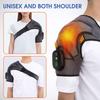Touchscreen Electric Heating Shoulder and Neck Massager with Vibration
