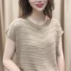Moda Bol Yaşlı Doku Hissi Mizaç Yarasa Kollu Örgü Gömlek Moda Çok Yönlü Örgü Üstler Günlük Temel Slim Fit Kazaklar Tişörtler