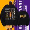 Kobe Hall of Fame koszulka z długim rękawem jesienna odzież młodzieżowa modna marka luźna hip-hopowa ubrania z czystej bawełny