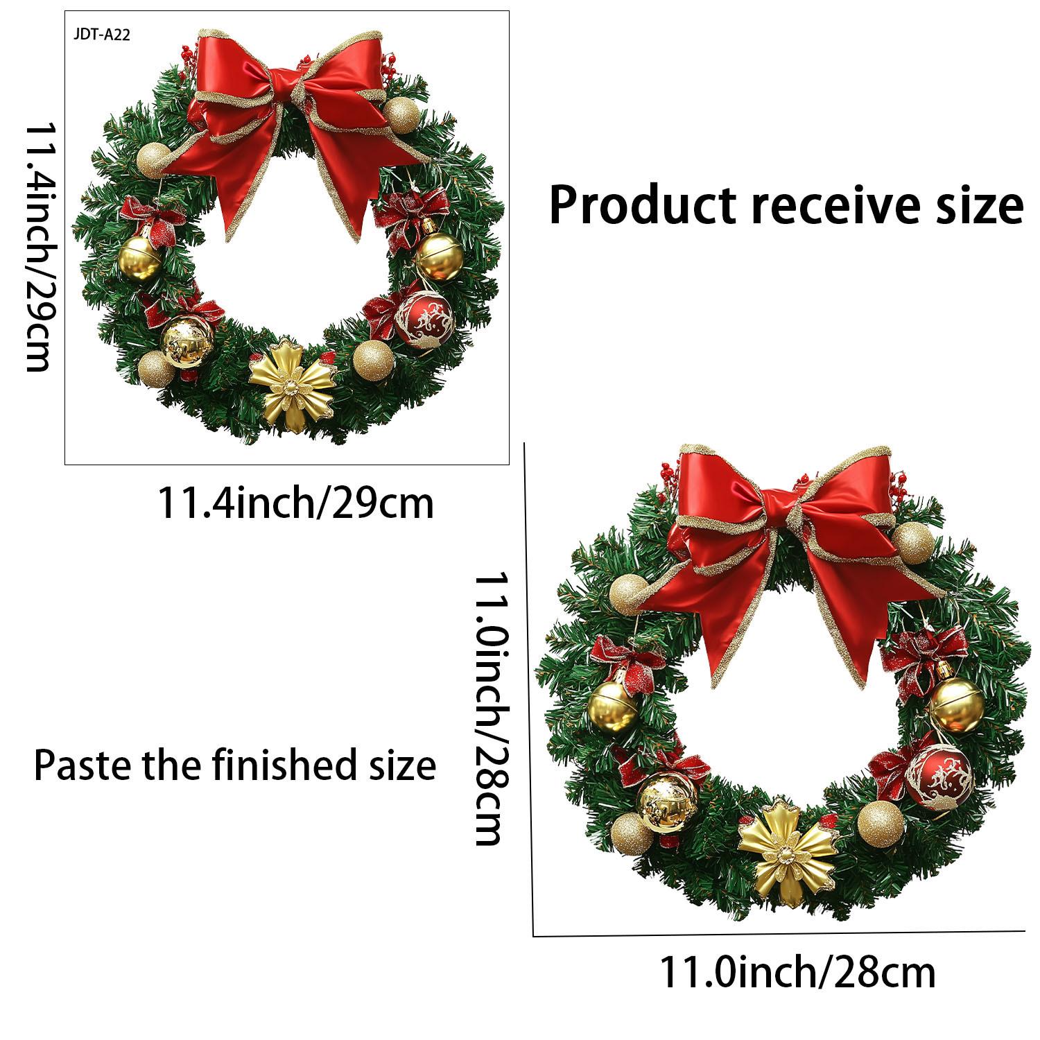 

Рождественские праздничные семейные украшения Венок Наклейки на окна