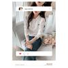 POLO shirt, spring and autumn 2026 new model, base shirt with bow embroidery, women's slim-fit t-shirt