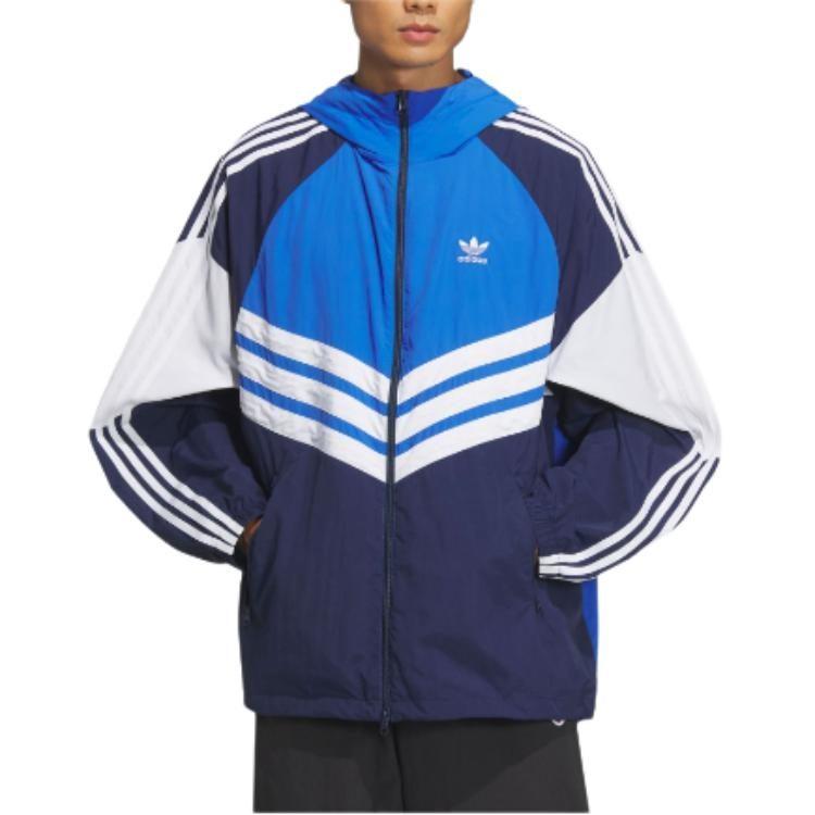 adidas Originals ADICOLOR Jackets & Coats Men's Blue/White JM7262