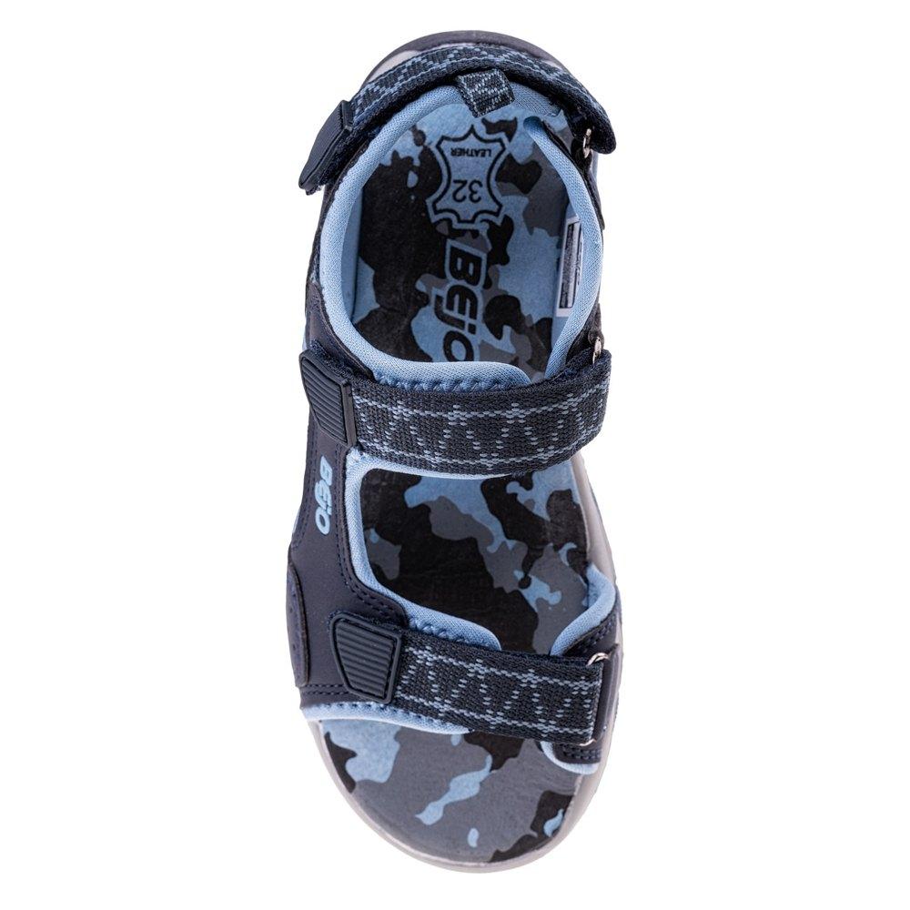 Bejo Childrens/Kids Alisi Moro Print Leather Sandals