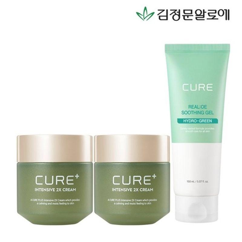 

[Kim Jung-moon Aloe] Cure 2X Cream 2 x + Realoe Soothing Gel 150ml