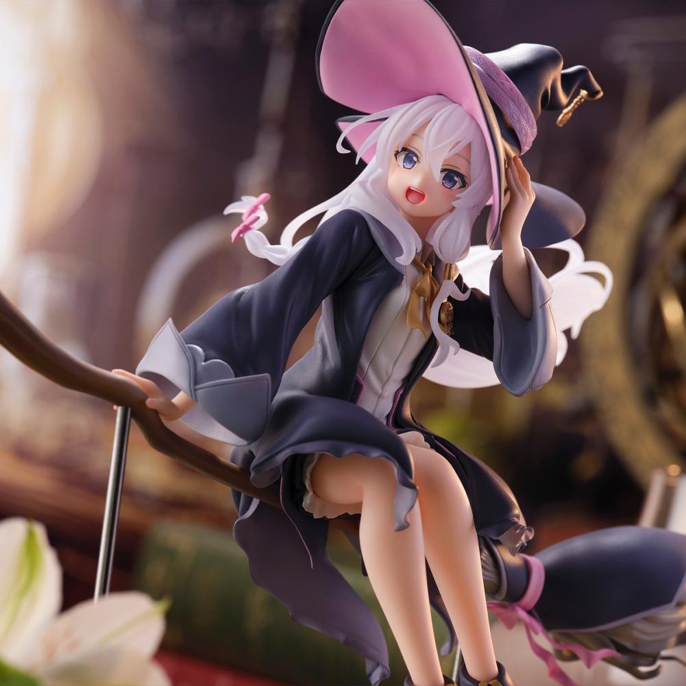 Anime Figure Elaina Figure Elaina Flying Action Figures Witch Figurine Doll PVC Girl Model Toys Adult Collection Statue Gift19cm