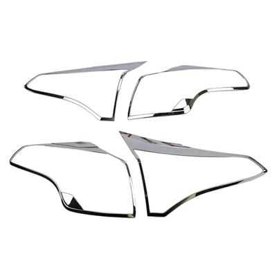 ABS Chrome Rear Tail Light Tail Lamp Cover Trim 4pcs For Toyota RAV4 2016-2018