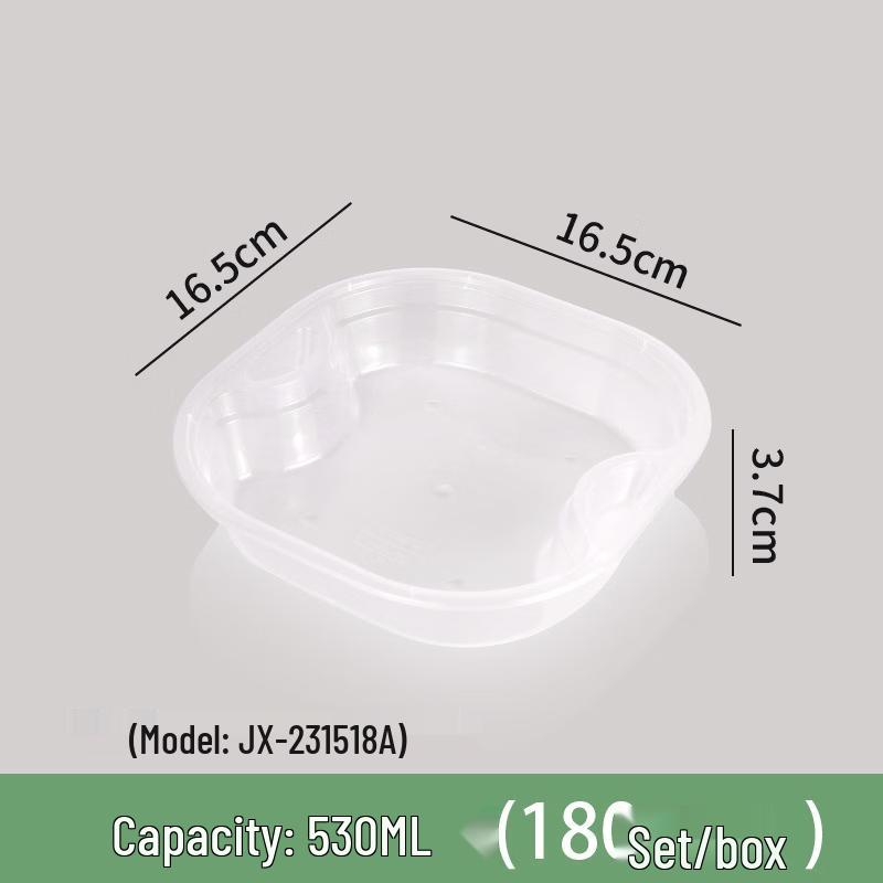 Disposable Square Divided Food Containers