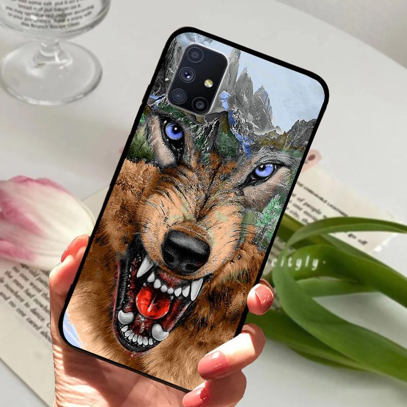For Samsung Galaxy M51 Case Cover Soft TPU Animal Silicone Phone Case For Samsung A51 GalaxyM51 SM-M515F M 51 A 51 Fundas Bumper