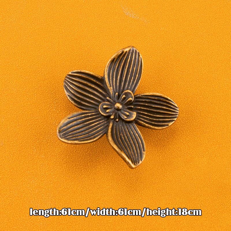 4PC Drawer Knobs Flower Furniture Handles Creative Petal Kitchen Cabinet Handles Wardrobe Door Decor Cabinet Home Decor 4pcs