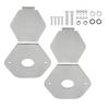 Watermelon Light Frame Bracket Angled Mount Billet Clamp - NOT Included Light