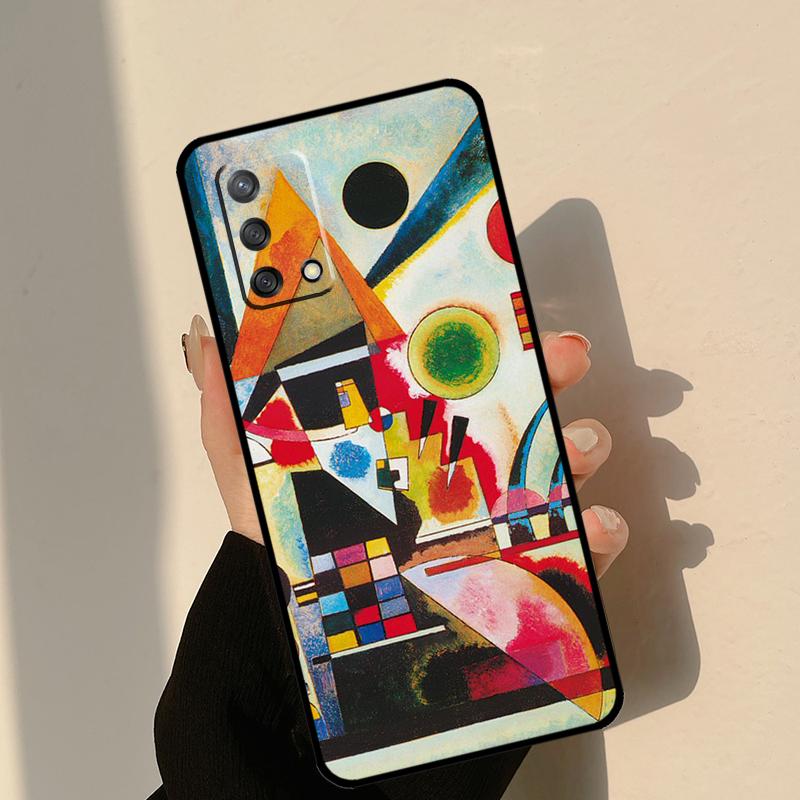 Wassily Kandinsky Abstract Artistic Case For Oppo A18 A38 A58 A78 A98 A74 A94 A54 A15 A17 A57 A6 A5 Pro A16 A76 A96 A40 A60 A80