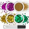 Worpo 4 Box Festival Sequin Powder Fantasy Cosmetics Face Body Eye Hair Nail Festival Loose Art Set 1