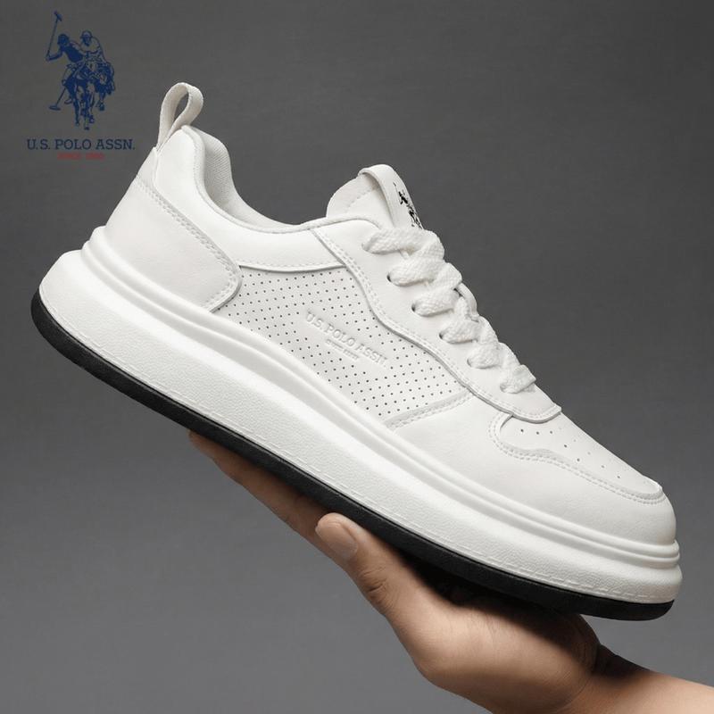 U.S. POLO ASSN. Men s Breathable Off-White Casual Board Shoes 41 грязно-белый