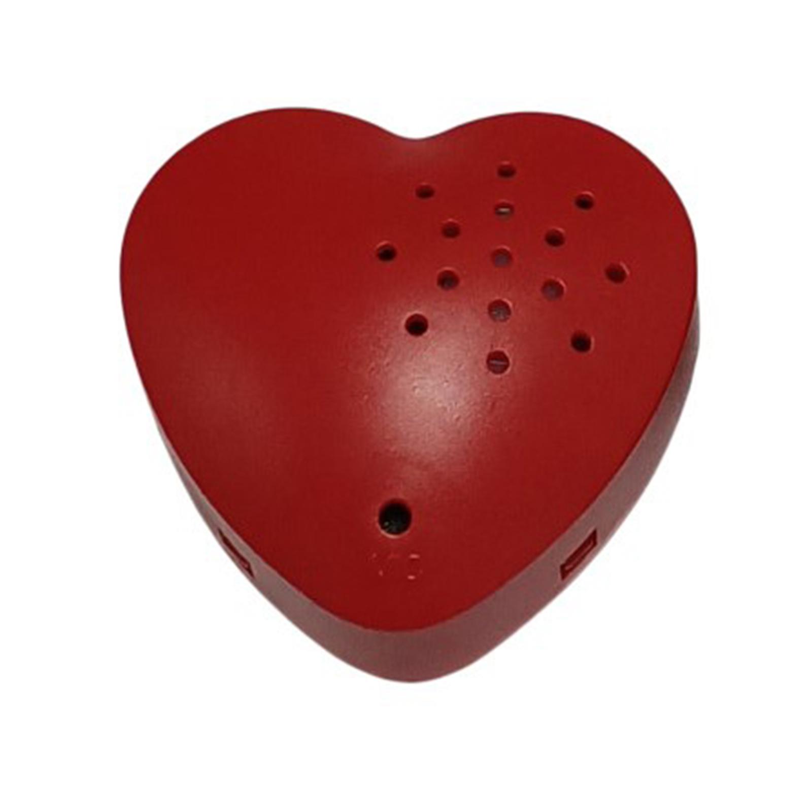 

Портативный диктофон в форме сердца для плюшевых игрушек. Коробка для записи плюшевых игрушек. Простота использования. Нажми и воспроизводи.