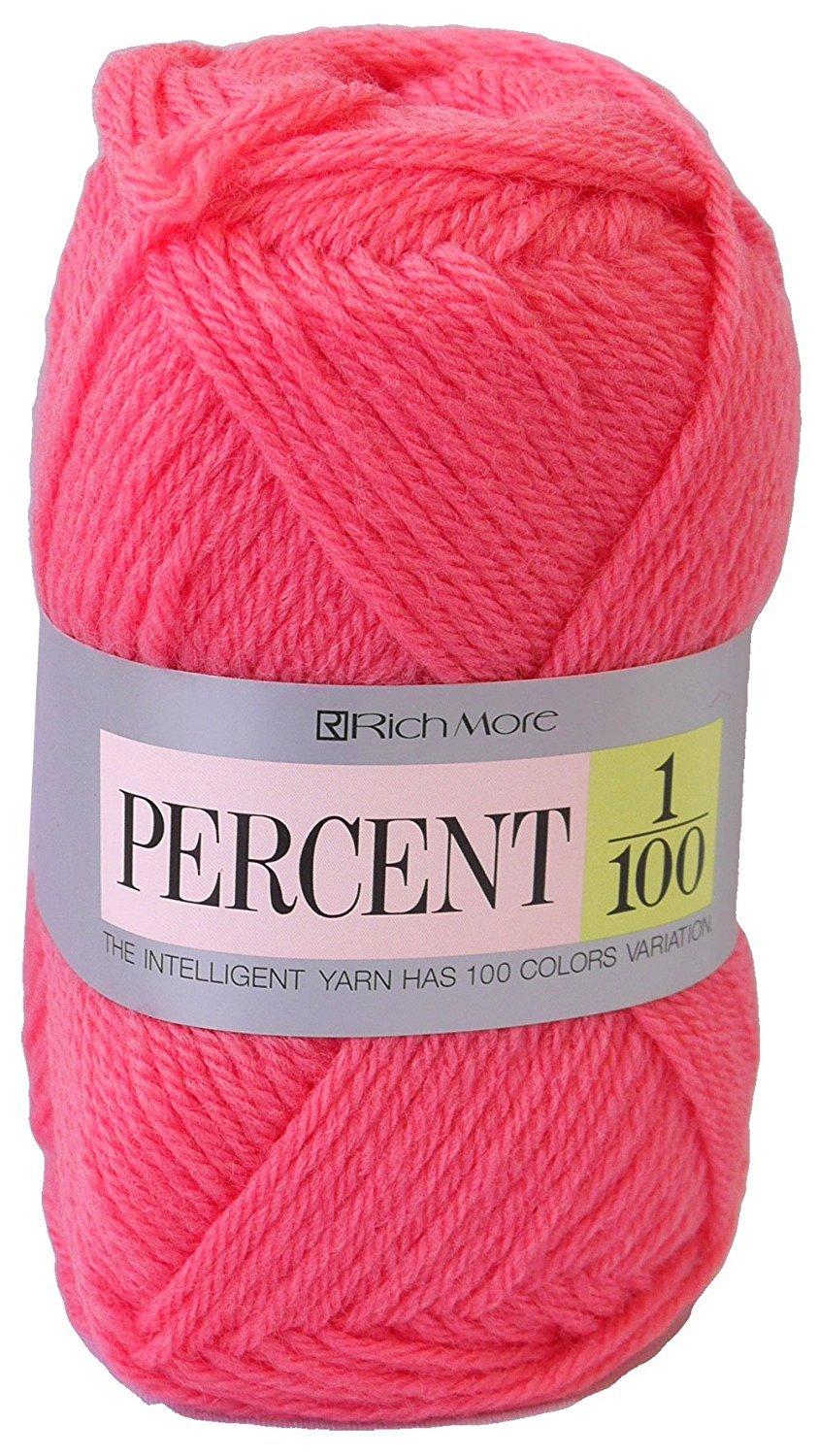

Hamanaka Richmore Percent Wool Thick Pink 40g 120m 10 Ball Set 017 Col.72 Approx.