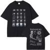 Rock Band Radiohead 2026 Tour Merch T-shirt Men Women Fashion Cartoon Short Sleeve T-shirts Men's Casual Vintage Cotton T Shi...